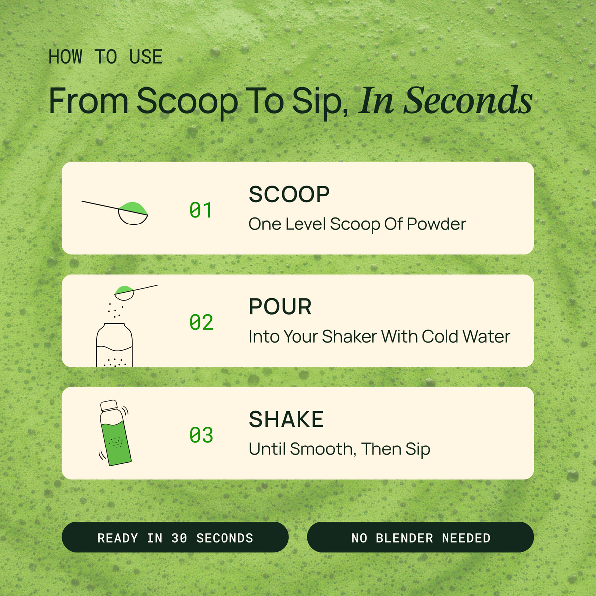 100% Natural Green Smoothie Mix