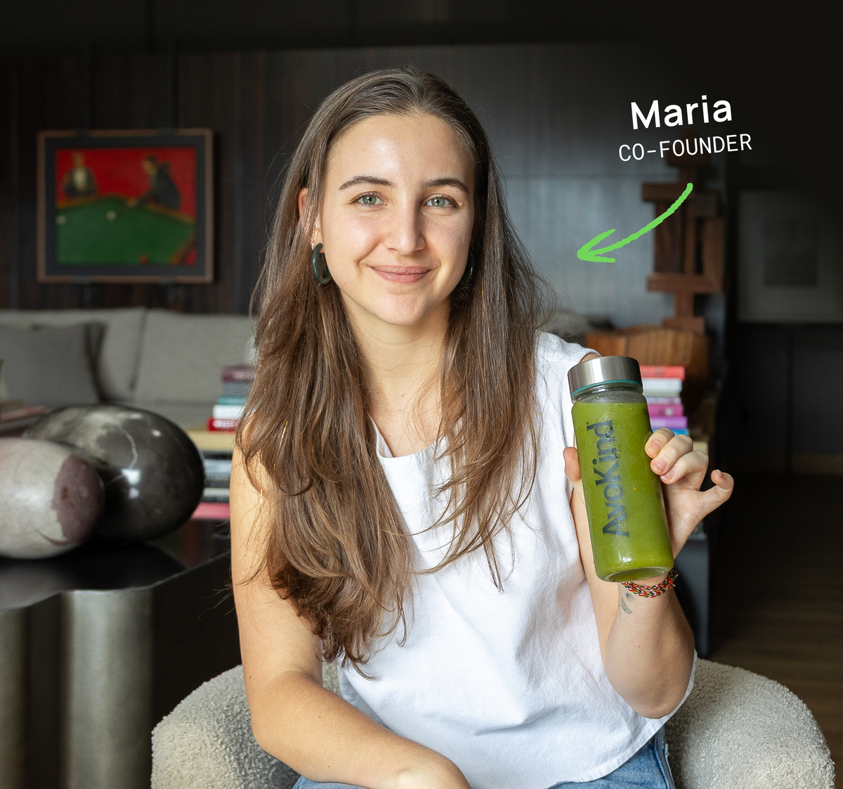 AvoKind Green Boost smoothie lifestyle